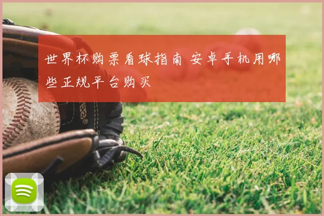 世界杯购票看球指南 安卓手机用哪些正规平台购买